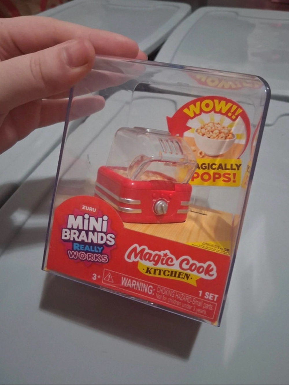Mini Brands Magic Cook Kitchen Red Popcorn Maker Toy - New with Tags